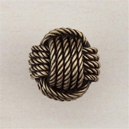 Acorn Mfg Acorn DPFAP 0.75 in. dia. Monkeys Fist Knob; Brass DPFAP